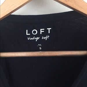 LOFT Tops - LOFT | Boatneck tee with embroidery LOFT Tops - LOFT | Boatneck tee with embroidery